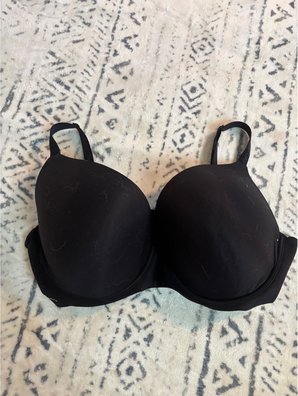 Aerie SmoothEZ Black Plunge Bra 36DD